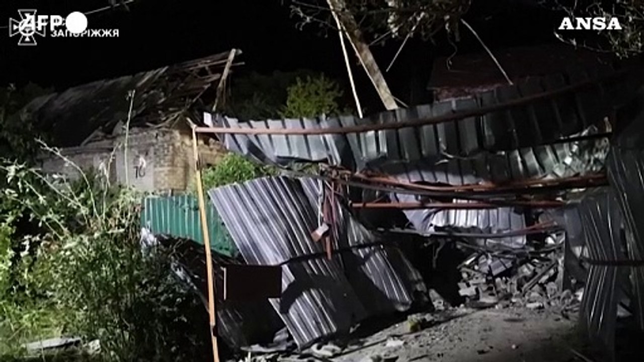 Ucraina, nuovi attacchi russi con droni e missili a Zaporizhia