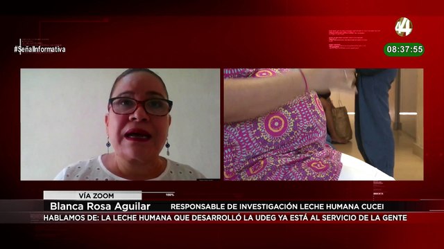 Blanca Aguilar habla sobre el acceso publico a la leche materna en polvo desarrollada en CUCEI