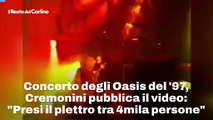 Concerto degli Oasis del '97, Cremonini pubblica il video: 