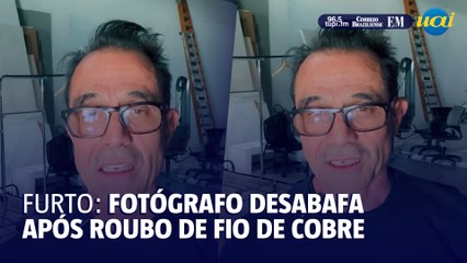 Fotógrafo famoso desabafa após roubo de cabo de cobre