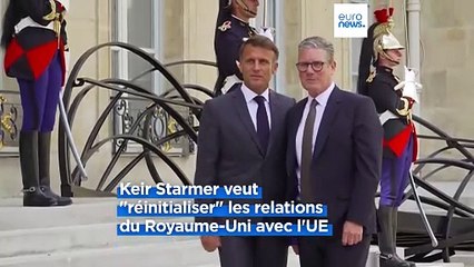 Keir Starmer en visite en France assure vouloir relancer les relations avec l’UE