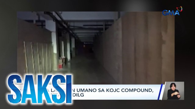 Mga lagusan umano sa KOJC compound, ipinakita ng DILG; KOJC, iginiit na pambabastos ang ginagawa ng PNP lalo't may TPO na | Saksi