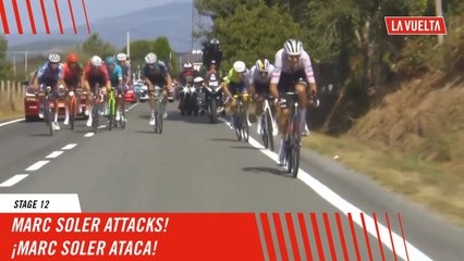 Marc Soler attacks!  - Stage 12 - La Vuelta 2024