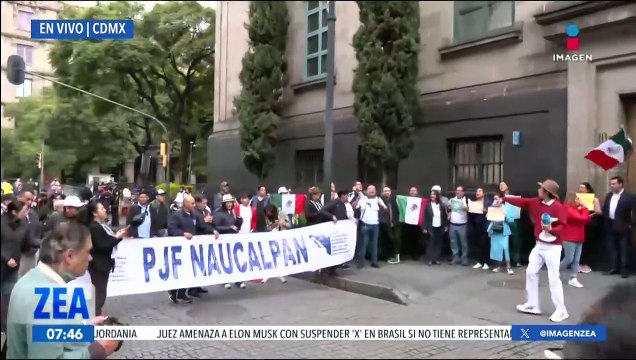 Trabajadores del Poder Judicial se manifiestan en la CDMX