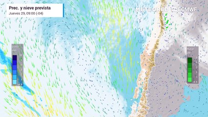 Lluvia ligera llegará a Santiago entre jueves y viernes 🌧️