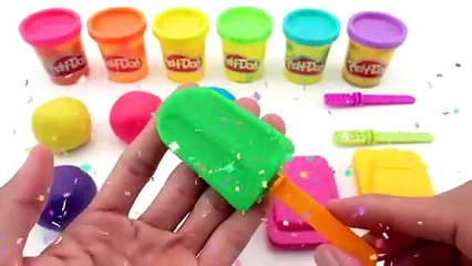 Learning Colors and Creating Ice cream with Play-Doh