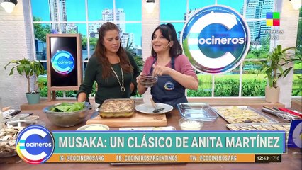 TREMENDA MUSAKA: Anita Martínez nos cocina su lasagna de berenjenas 