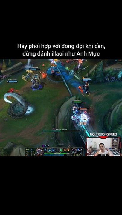 Hãy phối hợp với đồng đội khi cần, đừng đánh illaoi như Anh Mực #illaoi #chogath #lienminhhuyenthoai #leagueoflegends