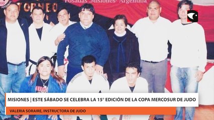 Misiones | Este sábado se celebra la 15° edición de la Copa Mercosur de Judo