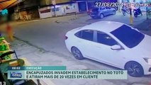 Assassinato dentro de churrascaria no bairro do Totó, no Recife