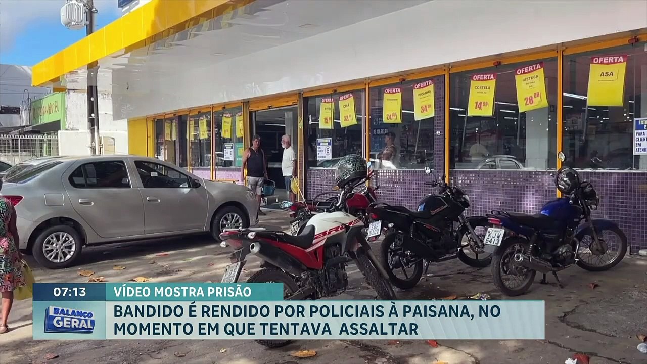 Homem é rendido por policial á paisana