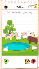 Brain Test All-Star Level 65 Find the hidden giant boy