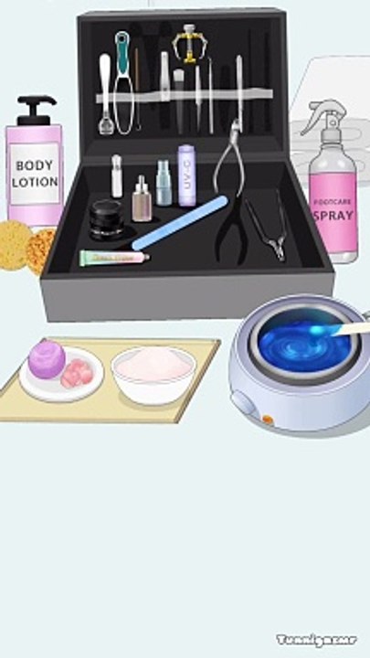 Trend_treat_Foot: Dark skin Tone | satisfied_nails chopper_clean Nails #asmrvideo #asmr