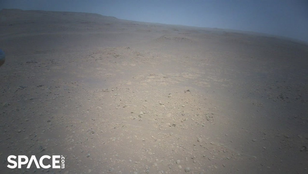 Time-Lapse Of Mars Helicopter Ingenuity Soaring During Flight 62