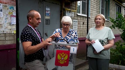 Russia's Kursk region goes to the polls with combat on doorstep