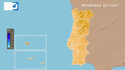 下载视频: Apesar de residual, prevê-se chuva nestes locais de Portugal nos próximos dias