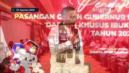 Pidato Dharma Pongrekun dan Kun Wardanausai Daftar KPU Provinsi Jakarta: Mohon Doa Restu