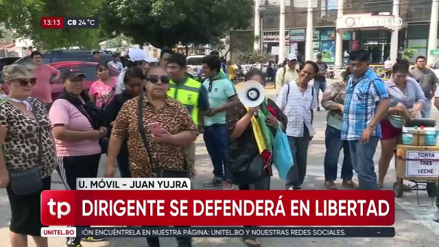 El dirigente del transporte pesado Juan Yujra se defenderá en libertad tras dictarse medidas sustitutivas