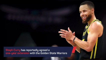 Breaking News - Steph Curry signs extension with the Warriors