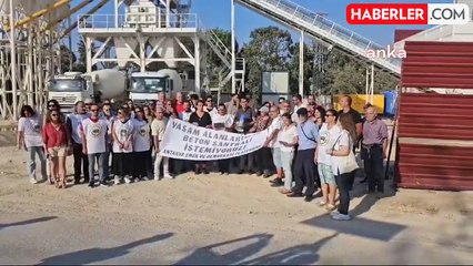 Hataylılar, Beton Santralini Protesto Etti: "Depremden Kurtulduktan Sonra Şu Hava Kirliliğiyle Ölmek İstemiyoruz"
