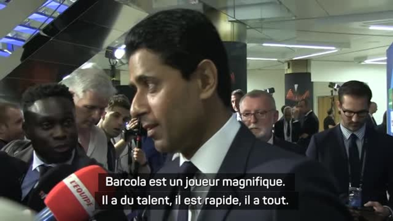 PSG - Nasser al-Khelaïfi : "Barcola ? Il a tout"