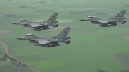 "서방 지원 F-16 전투기 우크라에서 추락...조종사 실수 가능성" / YTN