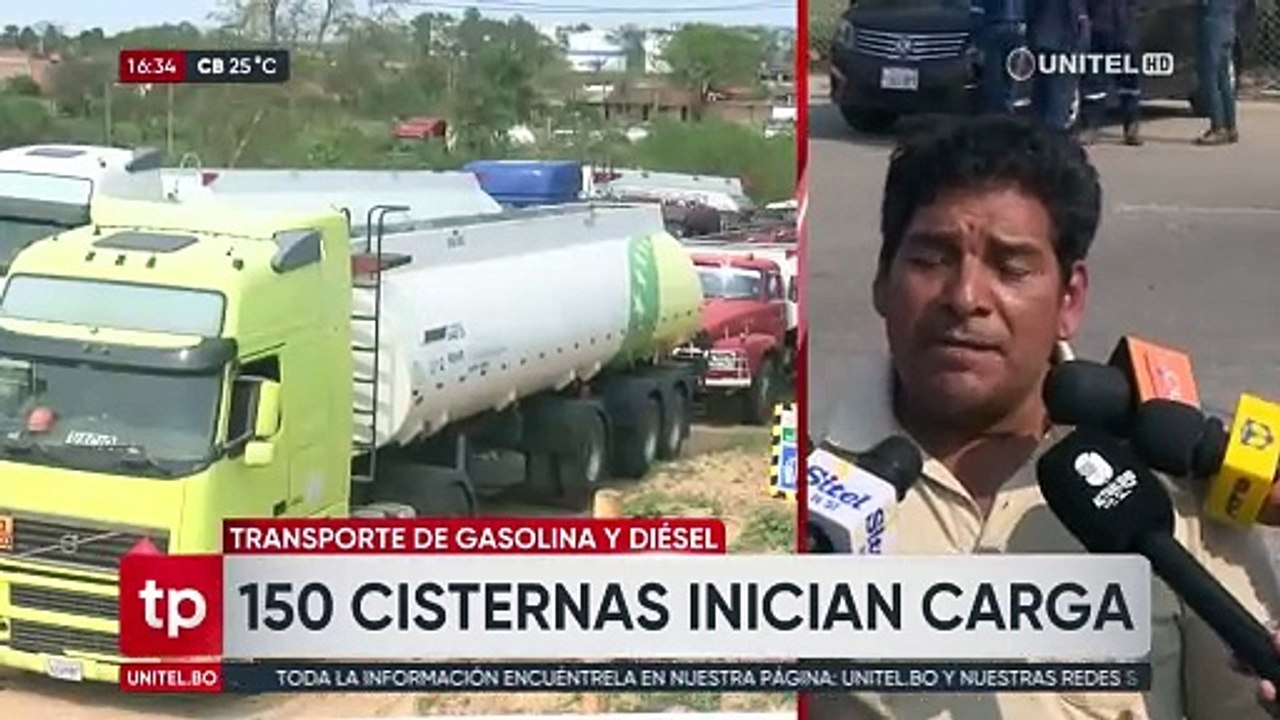 Cisternas ingresarán a la refinería de Palmasola tras acuerdo entre YPFB y Transporte Pesado