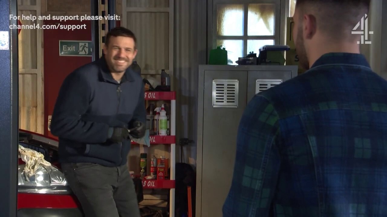 Hollyoaks Romeo & Warren Fox Scene 19th January 2022