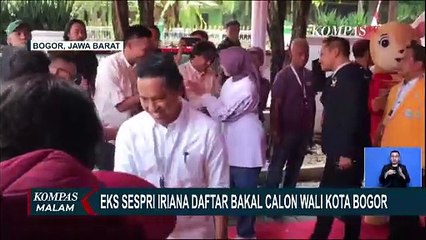 Eks Sespri Iriana, Sendi Fardiansyah Daftar Bakal Calon Wali Kota Bogor
