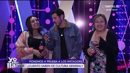 Cultura general con los participantes de Yo Me Llamo