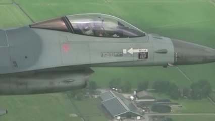"서방 지원 F-16 우크라 전투기 추락...최고 파일럿 사망" / YTN