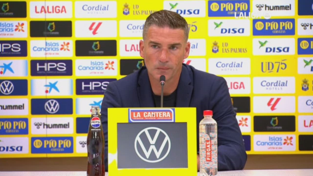 Rueda de prensa de Luis Carrión tras el Las Palmas 1 - Real Madrid 1