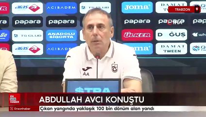 Abdullah Avcı: Taraftarlarımızdan özür diliyoruz