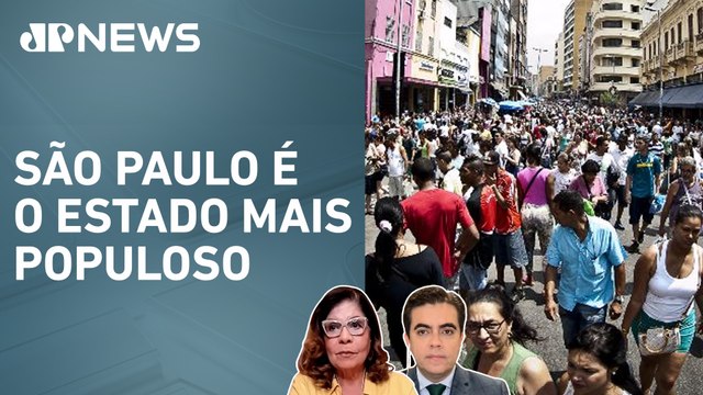Pesquisa do IBGE revela que Brasil tem 212,6 milhões de habitantes; Vilela e Dora Kramer avaliam