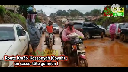 Route Km36-Kassonyah (Coyah) : un casse-tête guinéen !