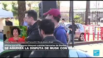 Informe desde Río de Janeiro: Elon Musk denuncia el bloqueo de cuentas de Starlink en Brasil