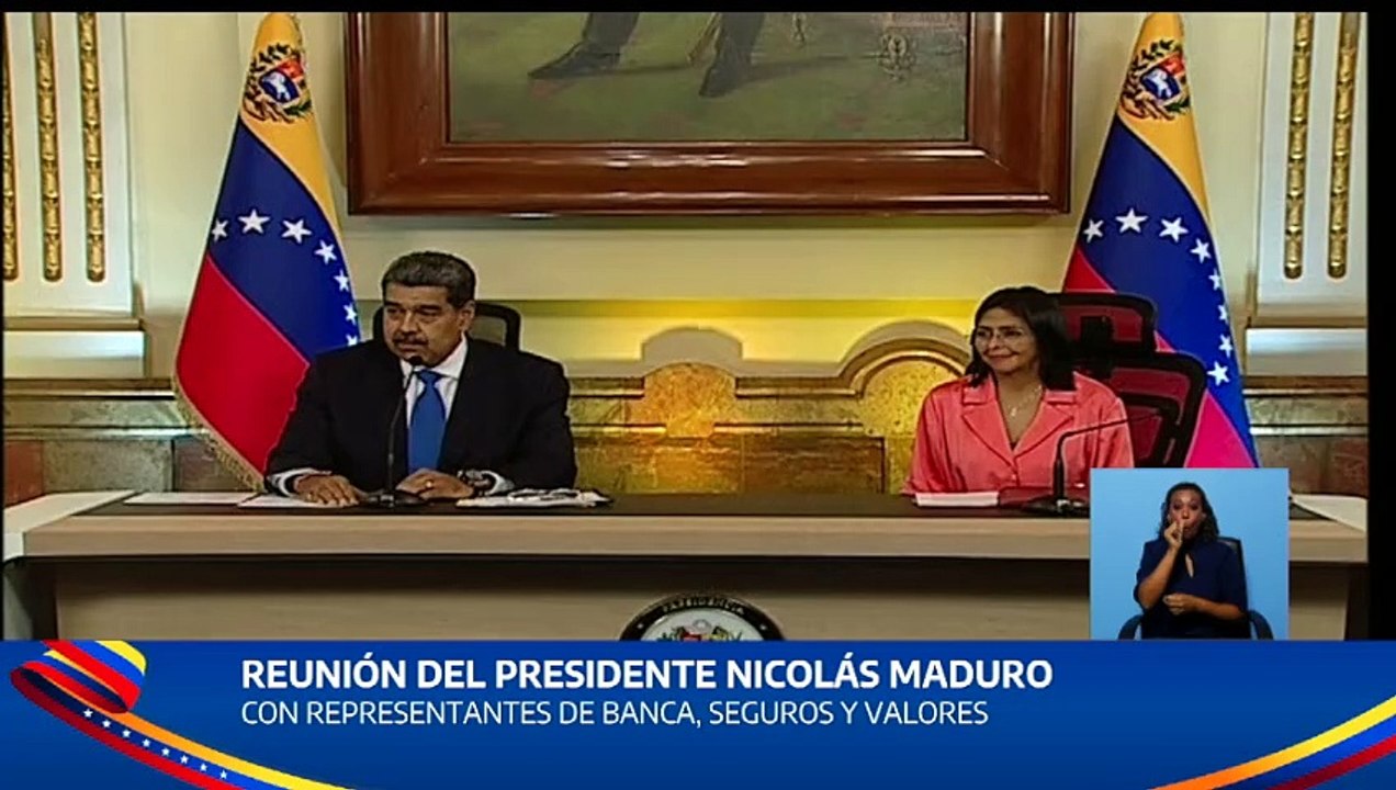Jefe de Estado lidera reunión con representantes de la banca, seguros y valores de Venezuela