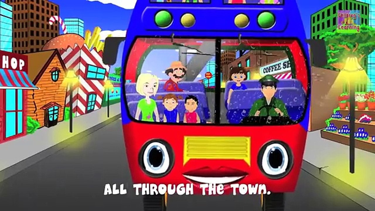 Wheels On The Bus l Kids Rhymes l Childrens song l English Rhymes l Round and Round