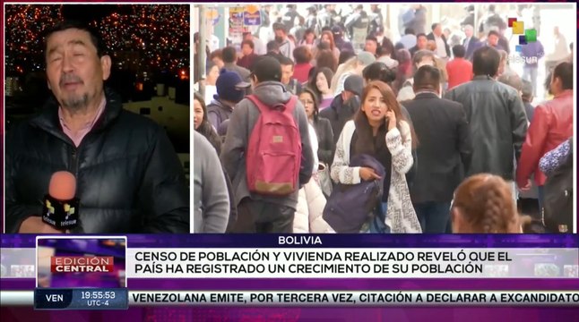 Censo de población registra crecimiento de habitantes en Bolivia