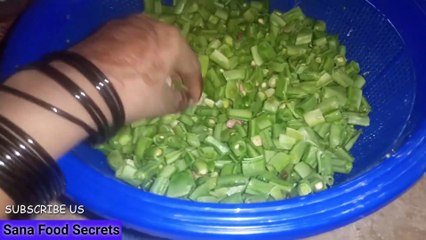 Sam ki Phali Recipe  سیم کی پھلی بنا کا آسان طریقہ  @IjazAnsariFoodSecrets