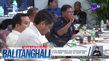 PNP, hinamon si PLTCol. Jovie Espenido na patunayang may "quota and rewards system" umano sa war on drugs ng Duterte Admin. | Balitanghali