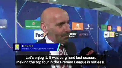 Villa must enjoy return to Europe's elite in Champions League - Monchi