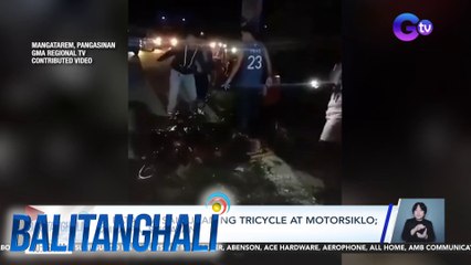 2, patay sa salpukan ng tricycle at motorsiklo; 2 iba pa, sugatan | Balitanghali