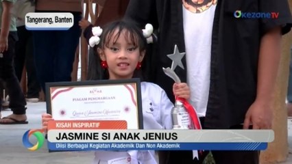 Jasmine si Bocah Jenius, Usia 5 Tahun Sudah Duduk di Bangku Kelas 2 SD