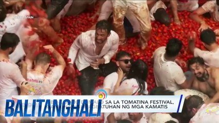 Libo-libong dumalo sa La Tomatina Festival, game na nakipagbatuhan ng mga kamatis | Balitanghali