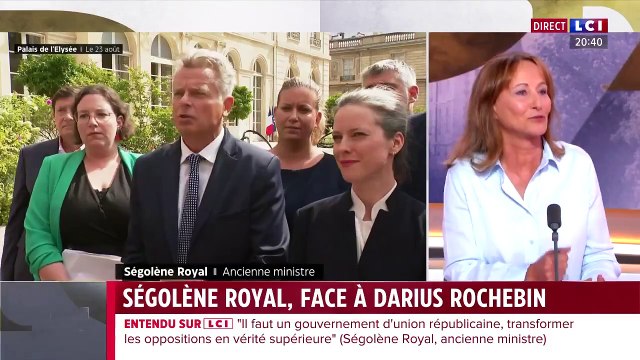Le grand retour de Ségolène Royal qui affirme sur LCI être disponible pour le poste de Premier Ministre : Il n’y a pas d’ouverture de candidature, mais je suis prête à essayer de constituer un gouvernement d’union républicaine
