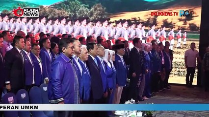 Prabowo Hadiri Penutupan Kongres Ke-6 PAN