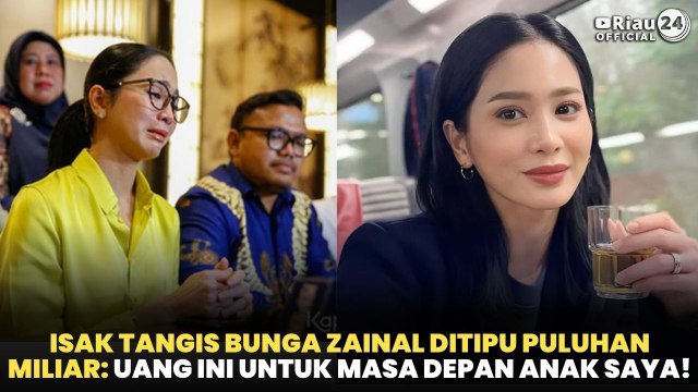 Isak Tangis Bunga Zainal Ditipu Puluhan Miliar: Uang Ini Untuk Masa depan Anak Saya!