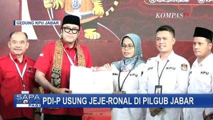 Keterangan Ono Surono Usai PDIP Resmi Usung Jeje-Ronal di Pilgub Jawa Barat