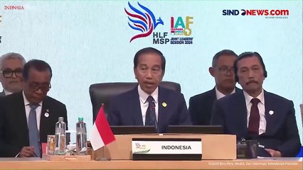 Jokowi Tekankan 4 Poin Wujudkan Pembangunan Global di IAF ke-2 Bali